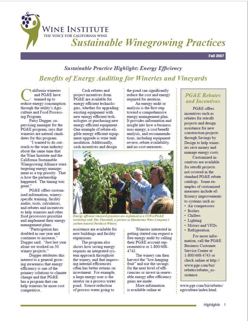 Highlights Newsletter - Energy Efficiency
